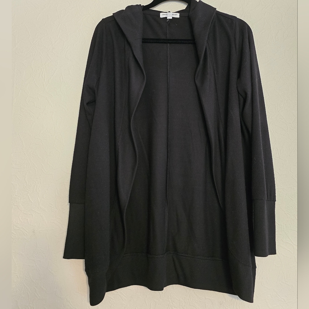 Grayson Threads Charcoal Hooded Cardigan
